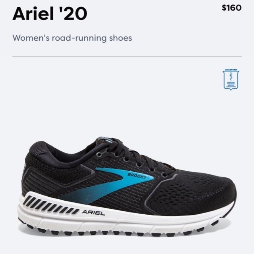 Brooks ariel athletic shoes